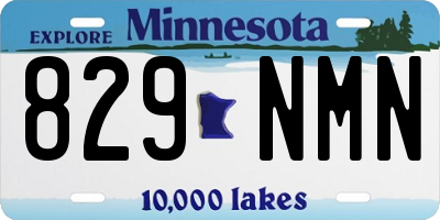 MN license plate 829NMN