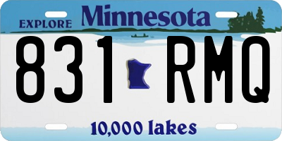 MN license plate 831RMQ