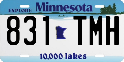 MN license plate 831TMH