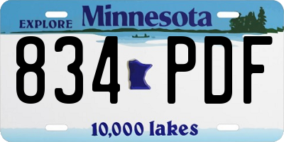 MN license plate 834PDF