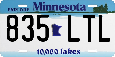 MN license plate 835LTL