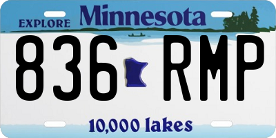 MN license plate 836RMP