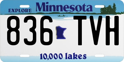 MN license plate 836TVH