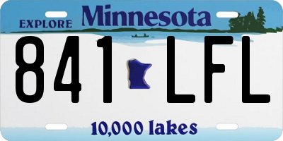 MN license plate 841LFL