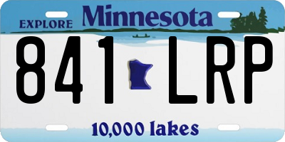 MN license plate 841LRP