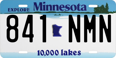 MN license plate 841NMN