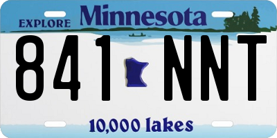 MN license plate 841NNT