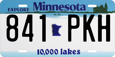 MN license plate 841PKH