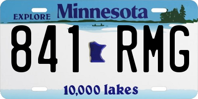 MN license plate 841RMG