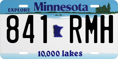 MN license plate 841RMH