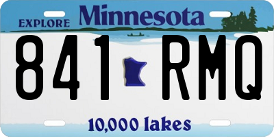 MN license plate 841RMQ