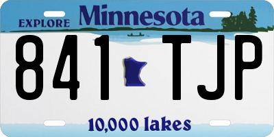 MN license plate 841TJP