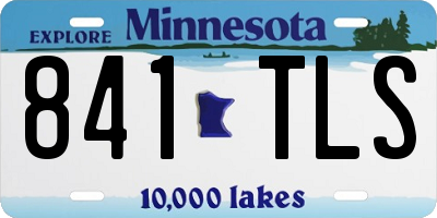 MN license plate 841TLS