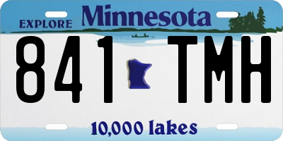 MN license plate 841TMH