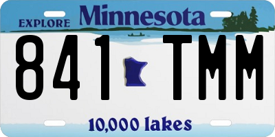 MN license plate 841TMM