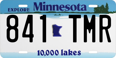 MN license plate 841TMR
