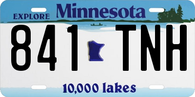 MN license plate 841TNH