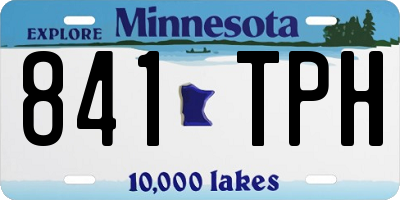 MN license plate 841TPH