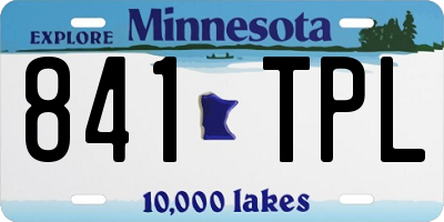MN license plate 841TPL