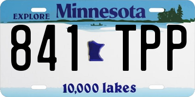 MN license plate 841TPP