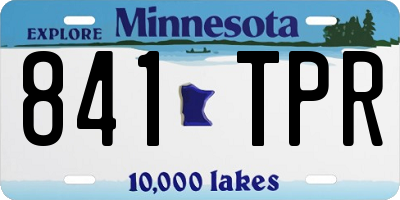 MN license plate 841TPR