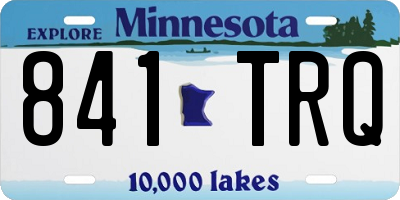 MN license plate 841TRQ