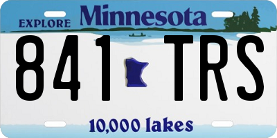 MN license plate 841TRS