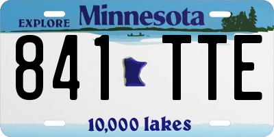 MN license plate 841TTE