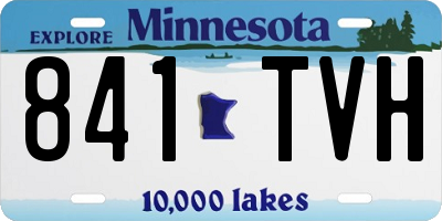 MN license plate 841TVH