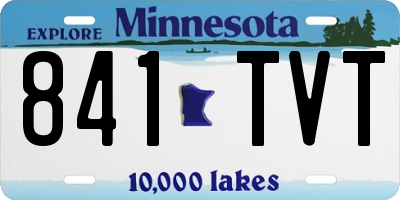 MN license plate 841TVT
