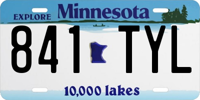 MN license plate 841TYL