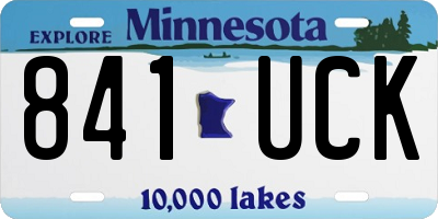 MN license plate 841UCK