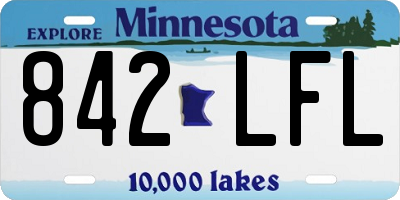 MN license plate 842LFL