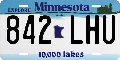 MN license plate 842LHU