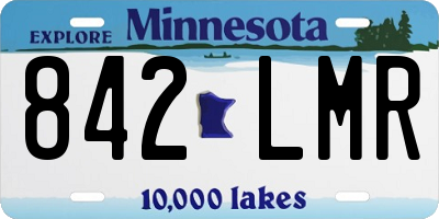 MN license plate 842LMR