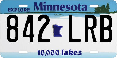 MN license plate 842LRB
