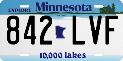 MN license plate 842LVF