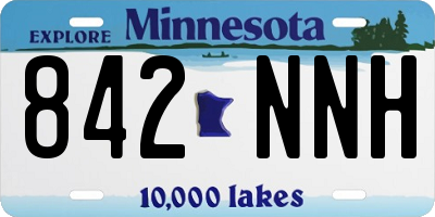 MN license plate 842NNH