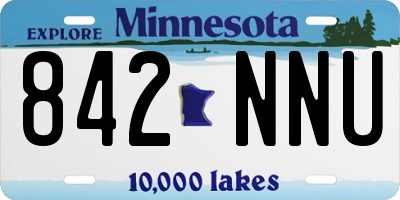 MN license plate 842NNU