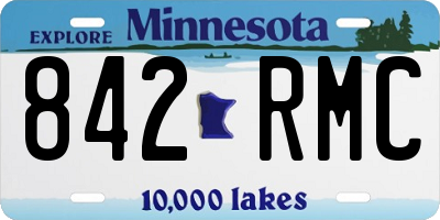 MN license plate 842RMC