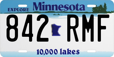 MN license plate 842RMF