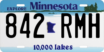 MN license plate 842RMH