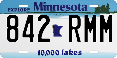 MN license plate 842RMM