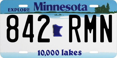 MN license plate 842RMN