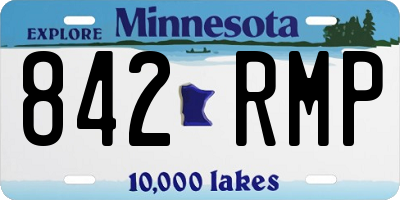 MN license plate 842RMP