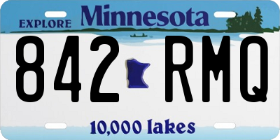 MN license plate 842RMQ