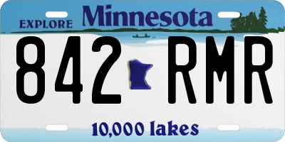 MN license plate 842RMR