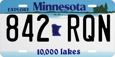 MN license plate 842RQN