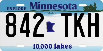 MN license plate 842TKH