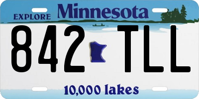 MN license plate 842TLL